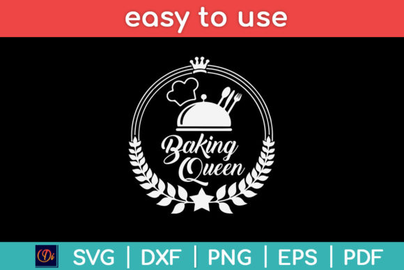 Baking Queen Gifts Baking Food Quote Svg for Crafts and Graphics