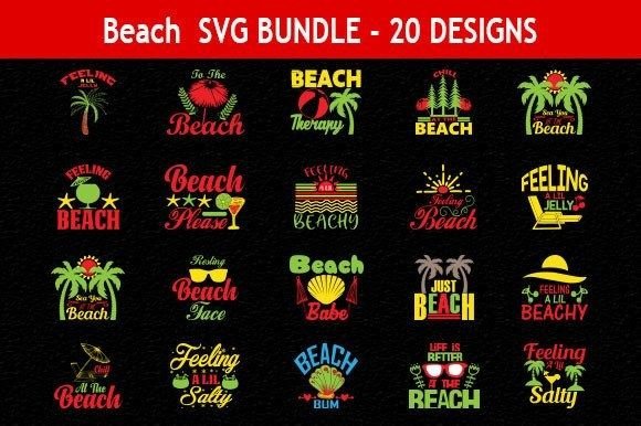 Beach Quote SVG Design for Crafts and Graphics