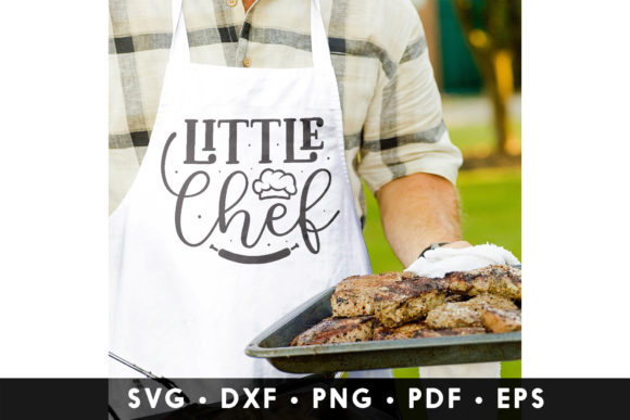 Little Chef SVG - Chef Quote SVG for Crafts and Graphics