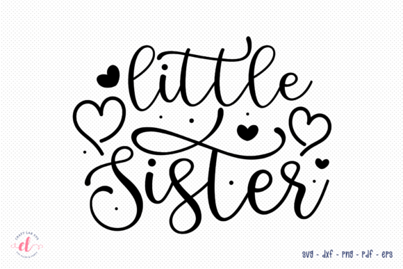 Little Sister SVG for Blog and Website Graphics