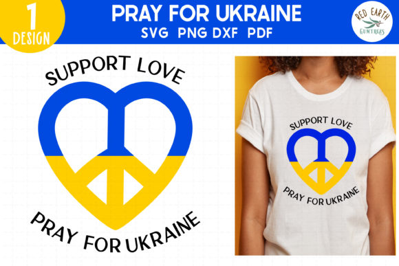 Pray for Ukraine SVG Design for Crafts and Graphics