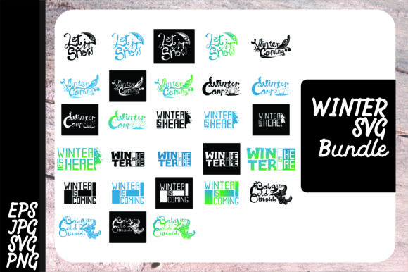 Winter Quote SVG for Crafts and Graphics